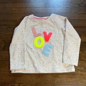 Toddler Love Speckled Sweatshirt 4T
Excellent condition - never worn